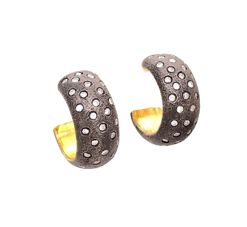 24K Diamond Earrings