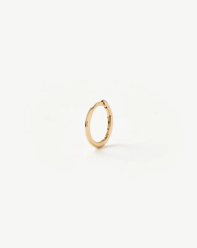 Fine Classic Single Mini Hoop Earring