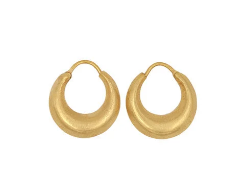 18K Gold Small Ruchi Hoops