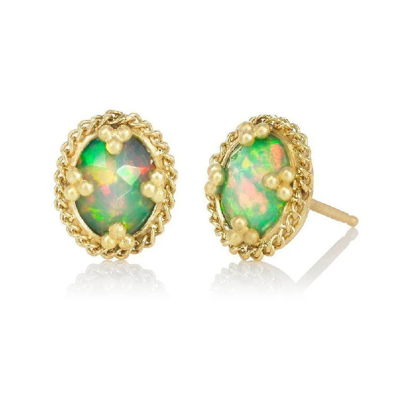 High-Quality Jewelry At A Fraction Of The Cost Opal Stud Earrings