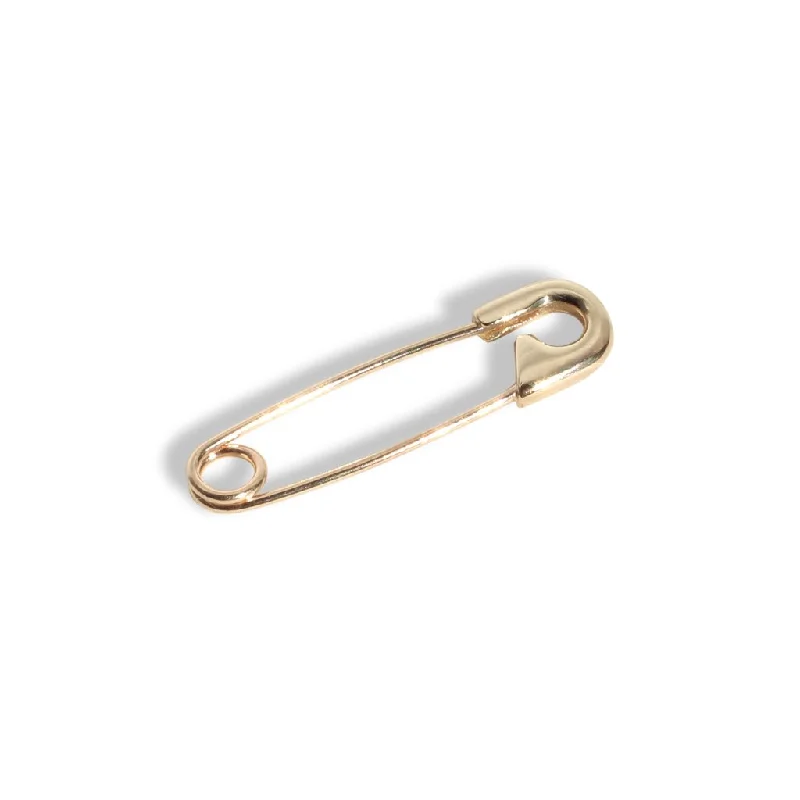 Safety Pin Earring original Gold