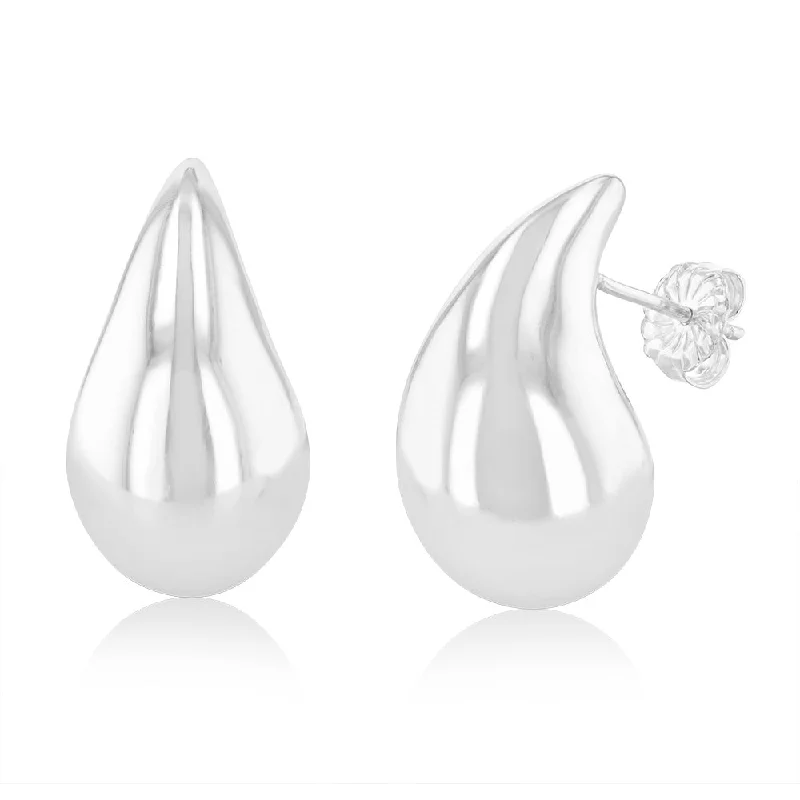 Shine Without Limits – Jewelry Sale Happening Now Sterling Silver High Polish Tear Drop Stud Earrings