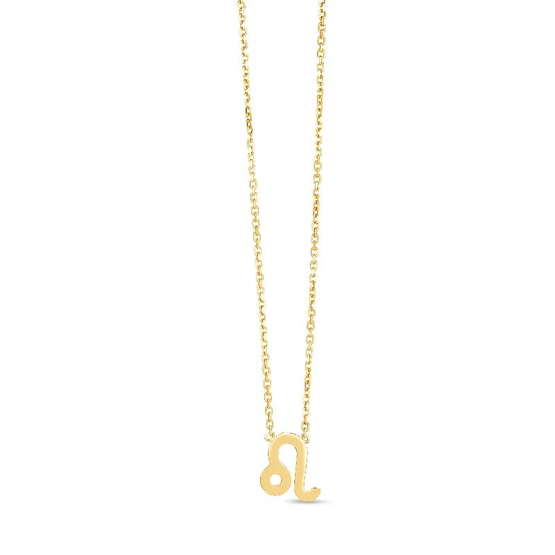 14K Gold Leo Necklace