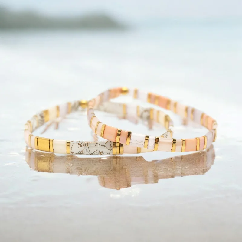 SWEET PARADISE - Tila Bead Bracelets Stack