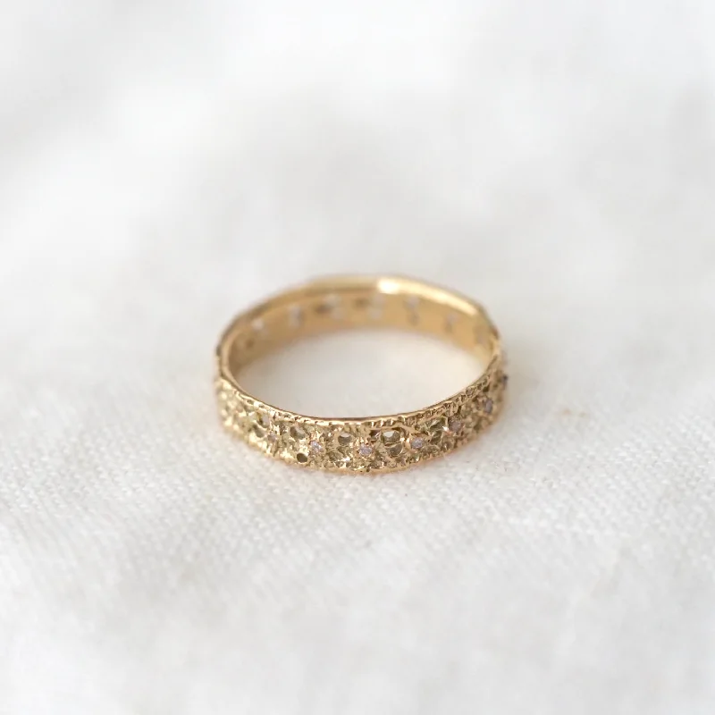 Lacy Eternity Ring