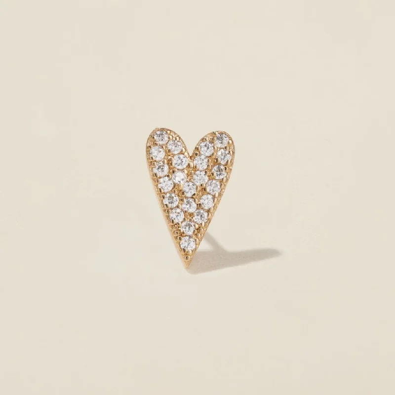 Jewelry Sale Bonanza – Grab Your Sparkle Now Crème crystal heart piercing