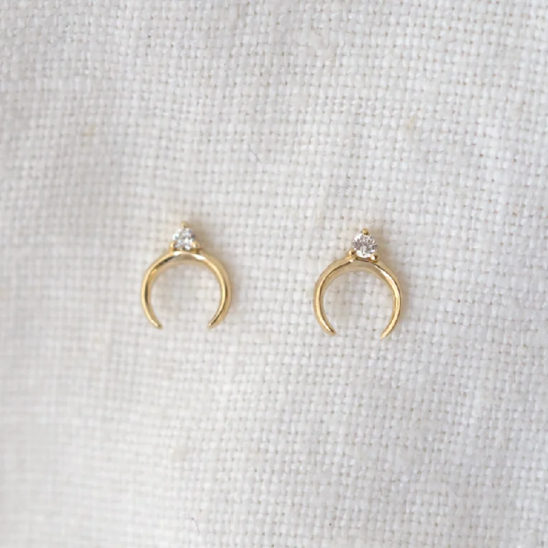 Easy Horseshoe Studs - Pair