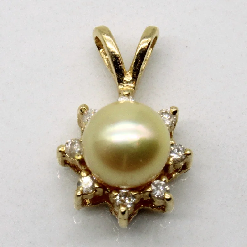 Affordable Glamour – Premium Jewelry At Special Prices Pearl & Diamond Pendant | 0.08ctw |