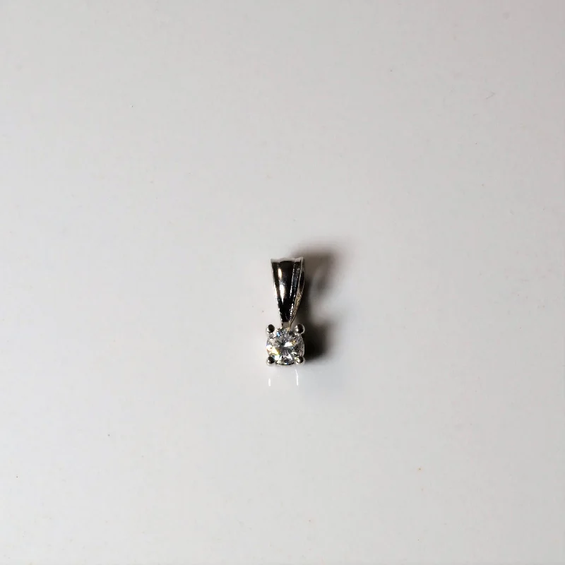 Solitaire Diamond Pendant | 0.10ct |