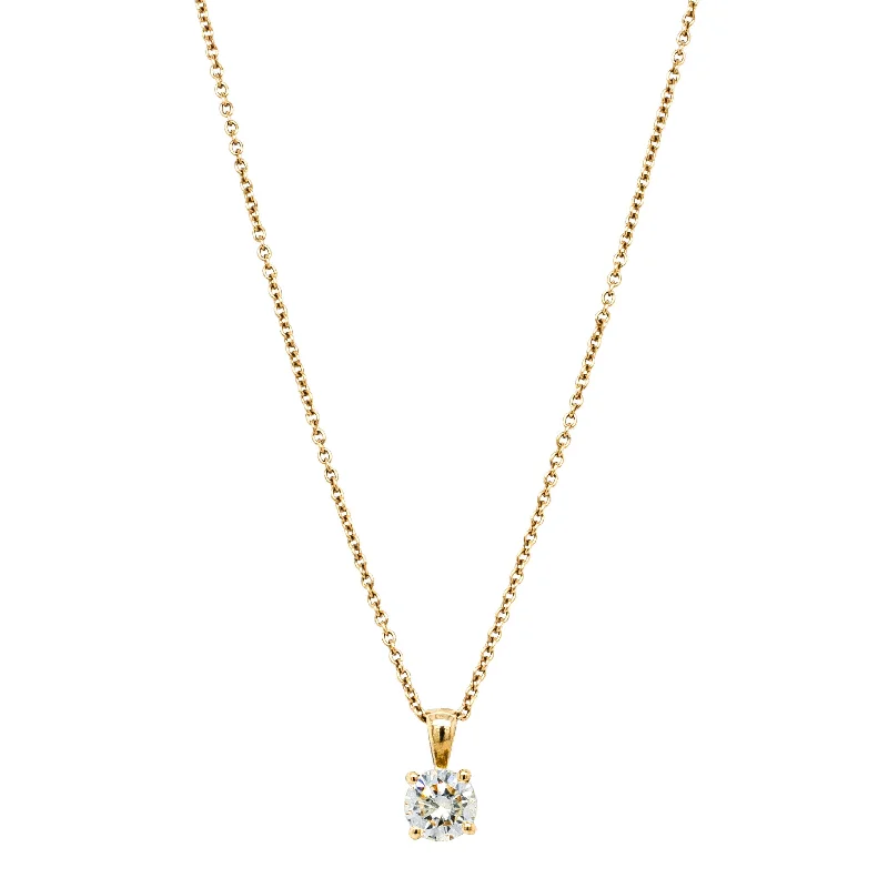 Deja Vu 18ct Yellow Gold .63ct Diamond Pendant